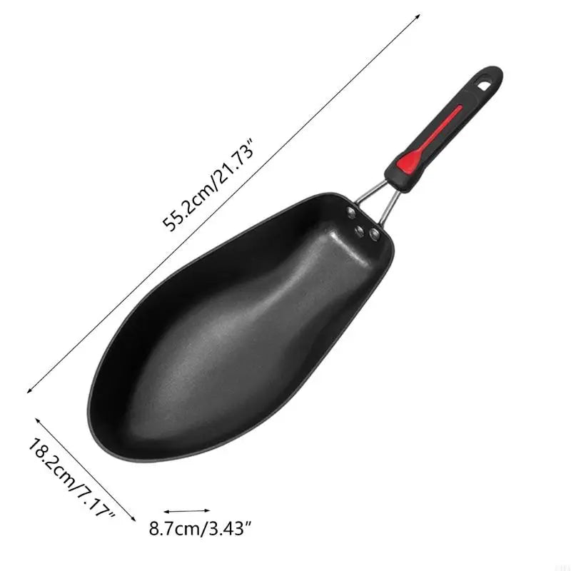 13MA Frying Pans Steak Pots Fish Shaped Aluminum Alloy Material Kitchen Wok Pans