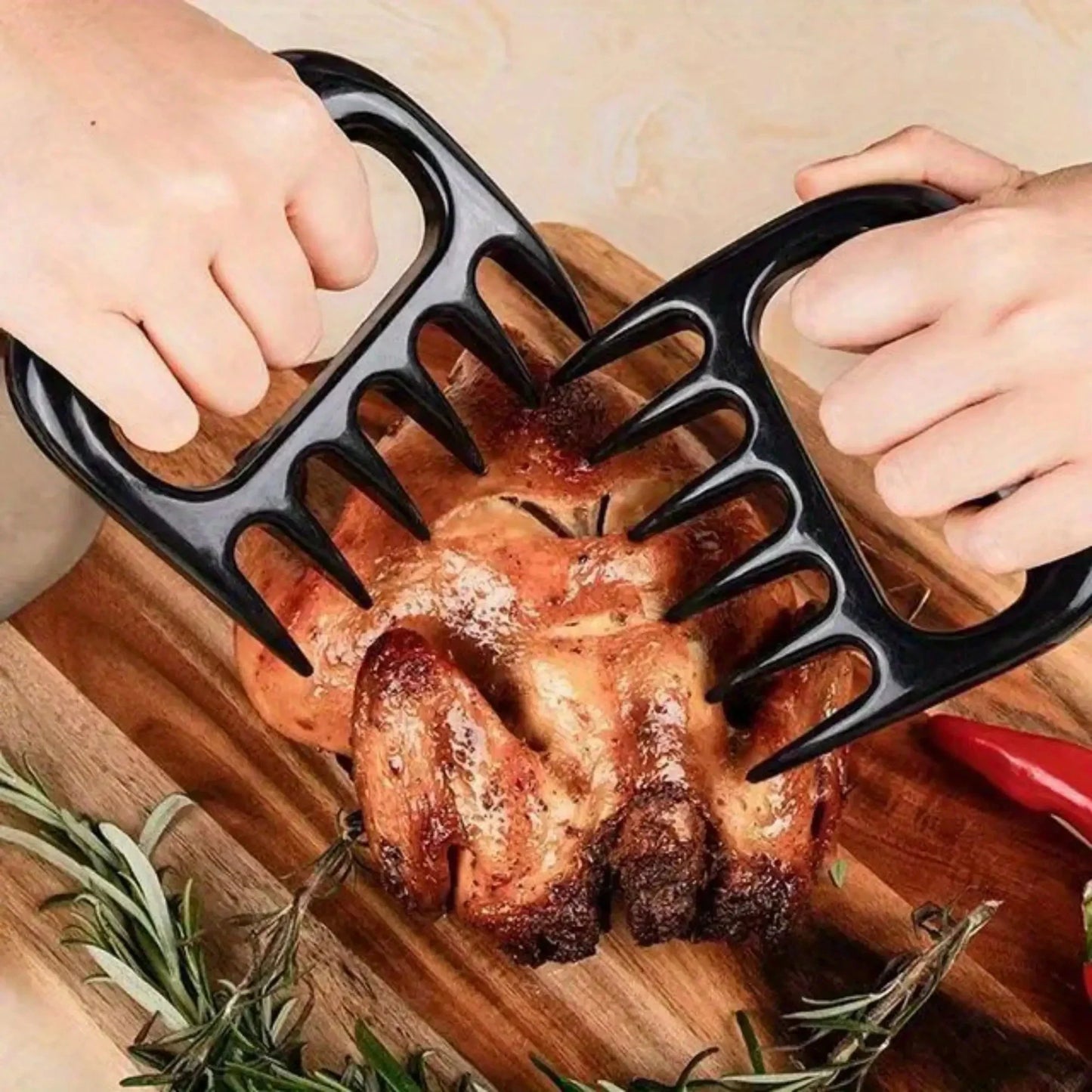 BBQ Accessories Meat Shredder Strong Pulled Pork Puller BBQ Fork Bear Claw Fruit Vegetable Slicer Cutters Cooking Tools