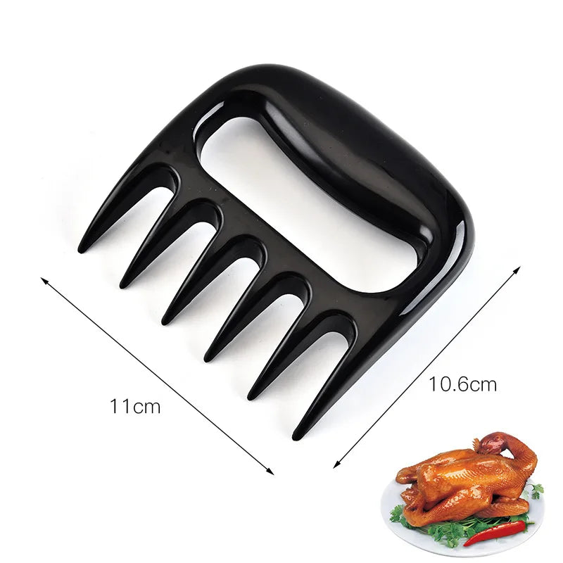 BBQ Accessories Meat Shredder Strong Pulled Pork Puller BBQ Fork Bear Claw Fruit Vegetable Slicer Cutters Cooking Tools