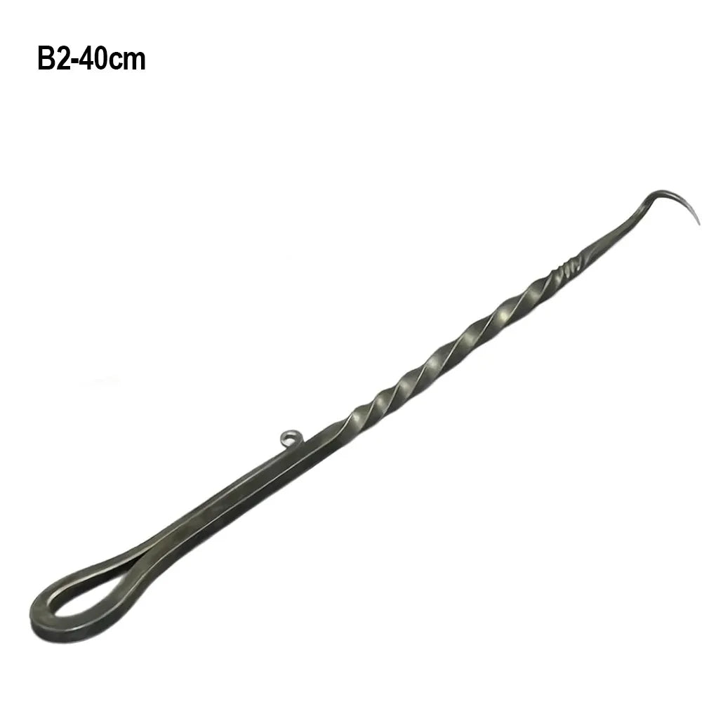 BBQ Food Flipper Meat Flipper Hook Barbecue Turners Hooks Grill Accessories for Cooking Grilling Accessories