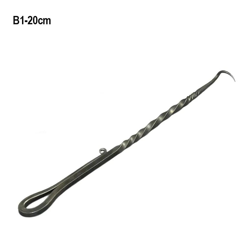 BBQ Food Flipper Meat Flipper Hook Barbecue Turners Hooks Grill Accessories for Cooking Grilling Accessories