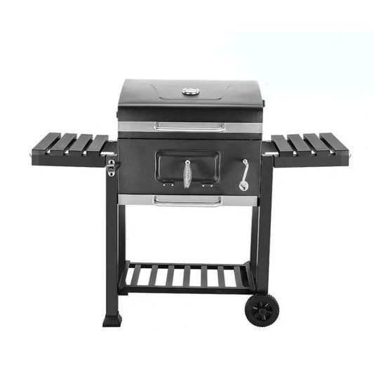 Quality Portable Simple Installation Oil Barrel Stove Bbq Courtyard Large Square Barbecue Stove Heating Stove Barbecue Grill