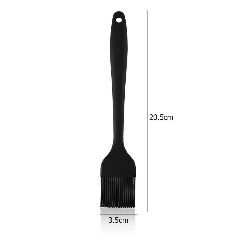 Silicone Oil Brush Barbecue Basting Brush Upgrade Heat Resistant Pastry Brushes Oil Brush For BBQ Cooking Baking and Grilling