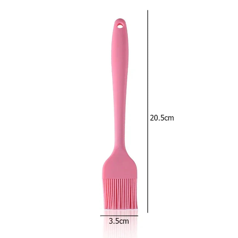 Silicone Oil Brush Barbecue Basting Brush Upgrade Heat Resistant Pastry Brushes Oil Brush For BBQ Cooking Baking and Grilling