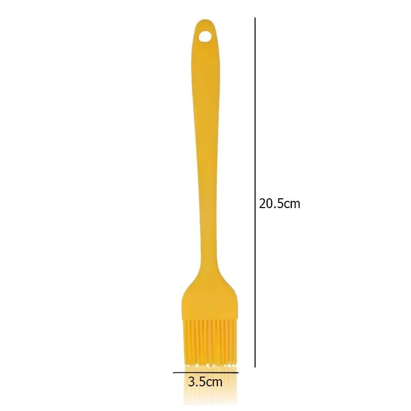 Silicone Oil Brush Barbecue Basting Brush Upgrade Heat Resistant Pastry Brushes Oil Brush For BBQ Cooking Baking and Grilling